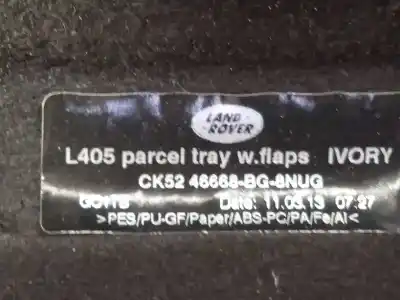 Second-hand car spare part parcel shelf for land rover range rover autobiography oem iam references ck5246668bg8nug lr045775 
