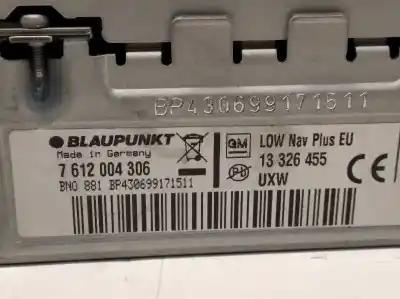 Автозапчастина б/у аудіо система / радіо cd для chevrolet cruze lt посилання на oem iam 13326455 7612004306 
