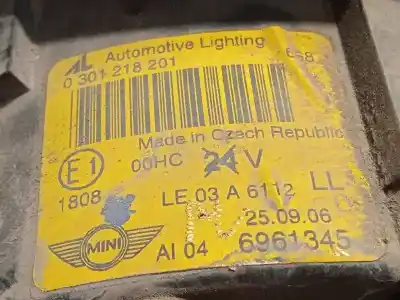 Peça sobressalente para automóvel em segunda mão farol / farolim esquerdo por bmw mini (r50,r53) one referências oem iam 6961345 63127198729 