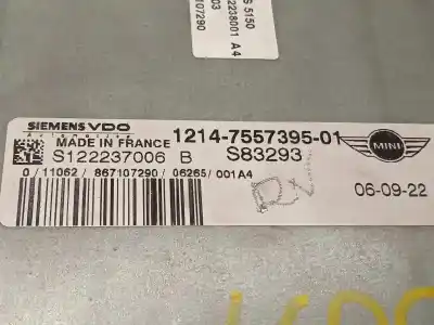 Автозапчастина б/у ебу контролер двигуна для bmw mini (r50,r53) one посилання на oem iam 12147557395 s122237006b 