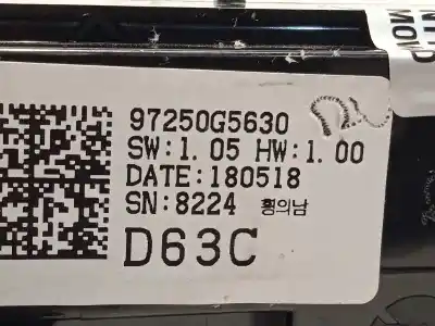 Автозапчасти б/у климат-контроль за kia niro i (de) 1.6 gdi hybrid ссылки oem iam 97250g5630  97250g5630ca