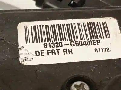 Автозапчасти б/у замок передней правой двери за kia niro i (de) 1.6 gdi hybrid ссылки oem iam 81320g5040  