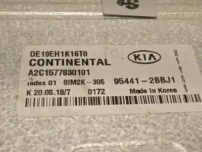 Second-hand car spare part automatic gearbox control unit for kia niro i (de) 1.6 gdi hybrid oem iam references 954412bbj1 a2c1577830101 