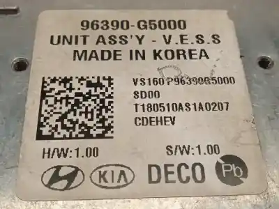 Автозапчасти б/у электронный модуль за kia niro i (de) 1.6 gdi hybrid ссылки oem iam 96390g5000  