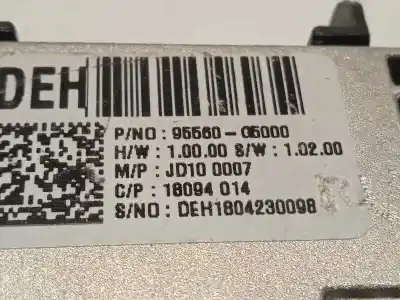 Автозапчасти б/у электронный модуль за kia niro i (de) 1.6 gdi hybrid ссылки oem iam 95560g5000  