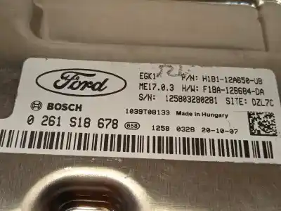 Second-hand car spare part ecu engine control for ford fiesta (ce1) trend oem iam references f1ba12b684da 0261s18678 2140747