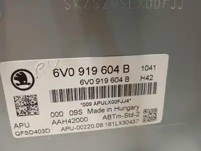 Автозапчасти б/у многофункциональный дисплей за skoda fabia iii (nj3) 1.2 tsi ссылки oem iam 6v0919604b  