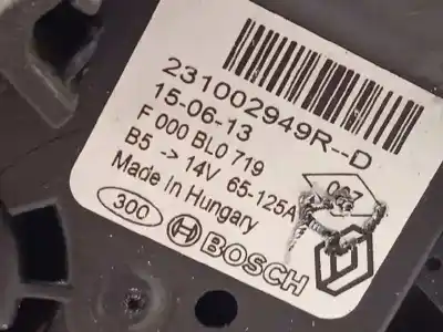 Автозапчастина б/у генератор для dacia logan ii laureate посилання на oem iam 231002949r f000bl0719 