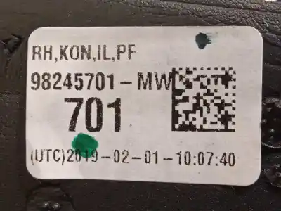 Pezzo di ricambio per auto di seconda mano retrovisore destro per ds 3 crossback e-tense grand chic riferimenti oem iam 98245701mw 1648985480 
