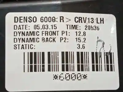 Peça sobressalente para automóvel em segunda mão motor de sofagem por honda cr-v 1.6 dtec cat referências oem iam   