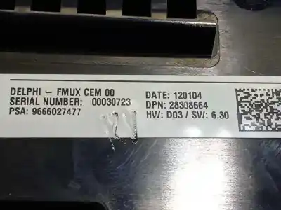 Second-hand car spare part multifunction switch for citroen c4 lim. collection oem iam references 9666027477  98040782zd