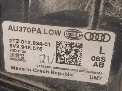 Second-hand car spare part interior left tailgate light for audi a3 (8vk) basic oem iam references 8v3945075 2tz01283401 