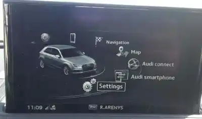 Pezzo di ricambio per auto di seconda mano display multifunzione per audi a3 (8vk) basic riferimenti oem iam 8v0857273n 8v0857273n6ps 8v0919604c