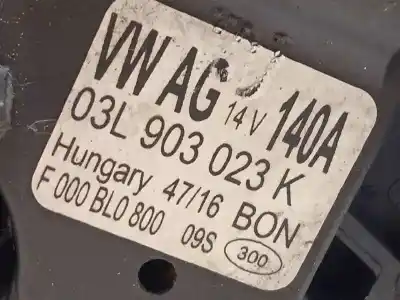 Pezzo di ricambio per auto di seconda mano alternatore per audi a3 (8vk) basic riferimenti oem iam 03l903023k f000bl0800 