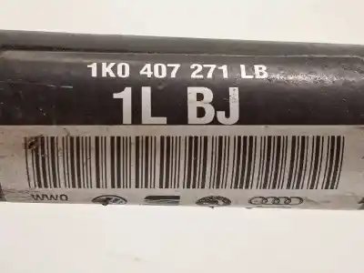Second-hand car spare part front left transmission for audi a3 (8vk) basic oem iam references 1k0407271lb  
