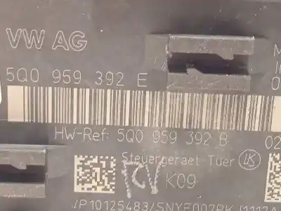 Pezzo di ricambio per auto di seconda mano modulo comfort per audi a3 (8vk) basic riferimenti oem iam 5q0959392e  