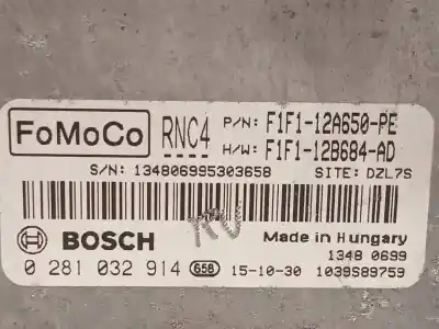Second-hand car spare part ecu engine control for ford focus turn. titanium oem iam references f1f112a650pe 0281032914 1873891