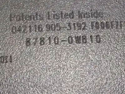 Автозапчасти б/у внутреннее зеркало за toyota auris (_e18_) 1.2 (nre185_) ссылки oem iam 878100w810  