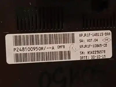 Peça sobressalente para automóvel em segunda mão quadrante por renault clio v zen referências oem iam 248100950r p248100950r 
