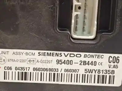 Peça sobressalente para automóvel em segunda mão módulo eletrônico por hyundai santa fe (bm) 2.2 crdi cat referências oem iam 954002b440  