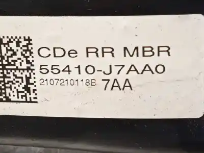 Автозапчастина б/у задня вісь для kia ceed (cd) 1.4 t-gdi посилання на oem iam 55410j7aa0  