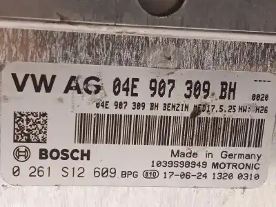 Second-hand car spare part ecu engine control for seat leon (5f1) 1.4 16v tsi oem iam references 04e907309bh 0261s12609 
