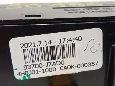 Pezzo di ricambio per auto di seconda mano comando multifunzione per kia ceed (cd) 1.4 t-gdi riferimenti oem iam 93700j7ad0  