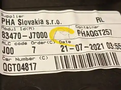 Автозапчасти б/у регулятор стекла заднего левого за kia ceed (cd) 1.4 t-gdi ссылки oem iam 83470j7000 83450j7000 