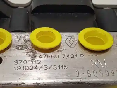 Peça sobressalente para automóvel em segunda mão abs por renault clio v zen referências oem iam 476607421r 970112 2265106627