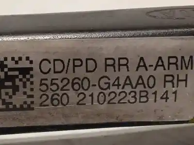 Автозапчасти б/у рычаг задней нижней правой подвески за kia ceed (cd) 1.4 t-gdi ссылки oem iam 55260g4aa0  