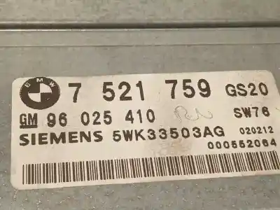 Second-hand car spare part automatic gearbox control unit for bmw x5 (e53) 3.0d oem iam references 7521759 96025410 5wk33503ag