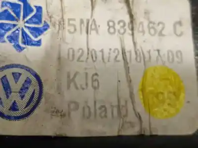 Recambio de automóvil de segunda mano de elevalunas trasero derecho para volkswagen tiguan (5n2) 2.0 tdi referencias oem iam 5na839462c 5q0959802a 