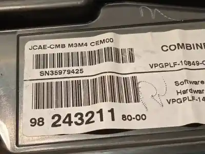 Автозапчасти б/у приборная доска за citroen c-elysée shine ссылки oem iam 9824321180  