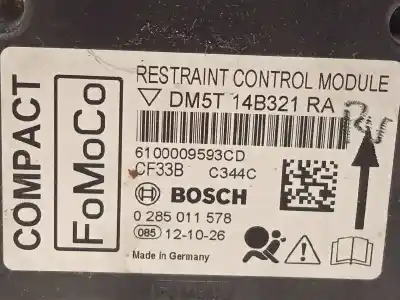 Second-hand car spare part airbag control unit for ford c-max trend oem iam references dm5t14b321ra 0285011578 1790081