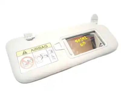 Peça sobressalente para automóvel em segunda mão para-sol direito por hyundai ioniq hybrid referências oem iam 85220g2160ttx