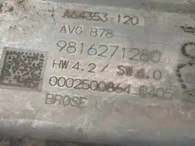 Автозапчастина б/у регулятор вікна передній лівий для citroen c4 picasso ii 1.2 thp 130 посилання на oem iam 9816272580 9816271280 
