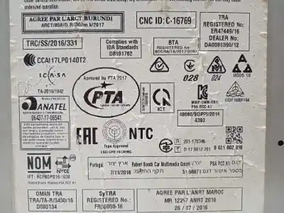 Автозапчастина б/у аудіо система / радіо cd для citroen c4 picasso ii 1.2 thp 130 посилання на oem iam 9822729680 1623788880 7503900130