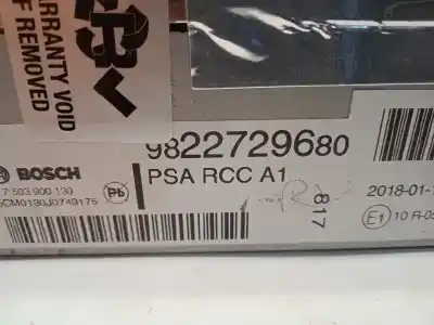 Автозапчастина б/у аудіо система / радіо cd для citroen c4 picasso ii 1.2 thp 130 посилання на oem iam 9822729680 1623788880 7503900130