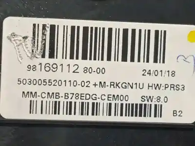 Second-hand car spare part dashboard for citroen c4 picasso * oem iam references 9816911280  