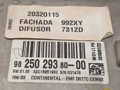 Pezzo di ricambio per auto di seconda mano display multifunzione per citroen c4 picasso * riferimenti oem iam 9825029380 a2c15851900 