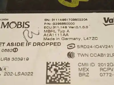 Peça sobressalente para automóvel em segunda mão módulo eletrônico por hyundai ioniq hybrid referências oem iam g295850000 2012dj7356 