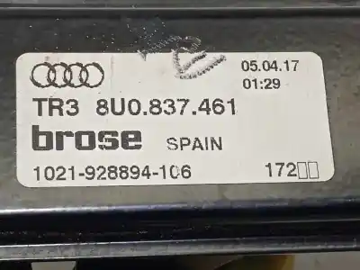 Автозапчастина б/у регулятор вікна передній лівий для audi q3 (8ug) attraction посилання на oem iam 8u0837461 8k0959801b 