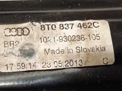 Автозапчасти б/у регулятор стекла переднего правого за audi a5 coupe (8t) 2.0 tdi ссылки oem iam 8t0837462c 8t0959802b 