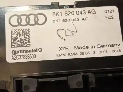 Автозапчасти б/у климат-контроль за audi a5 coupe (8t) 2.0 tdi ссылки oem iam 8k1820043ag a2c37833500 8k1820043agxzf