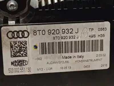 Автозапчасти б/у приборная доска за audi a5 coupe (8t) 2.0 tdi ссылки oem iam 8t0920932j 503002551130 