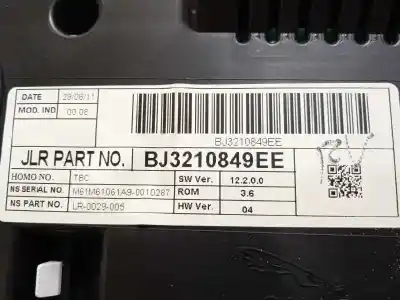 Second-hand car spare part dashboard for land rover range rover evoque (l538) 2.2 d 4x4 oem iam references bj3210849ee  lr026319