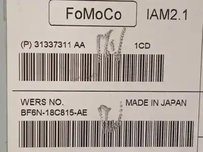 Second-hand car spare part audio system / radio cd for land rover range rover evoque (l538) 2.2 d 4x4 oem iam references bf6n18c815ae  lr029251