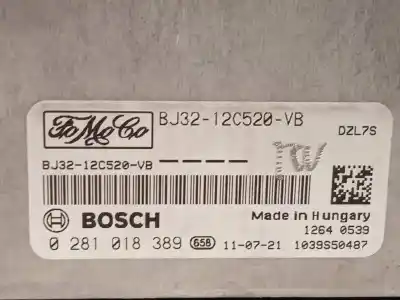 Second-hand car spare part ecu engine control for land rover range rover evoque (l538) 2.2 d 4x4 oem iam references bj3212c520vb 0281018389 lr028410