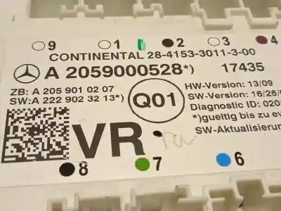Second-hand car spare part body control unit for mercedes-benz clase glc (w253) glc 220 d 4matic oem iam references a2059000528  