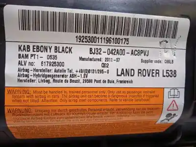 Second-hand car spare part front left air bag for land rover range rover evoque (l538) 2.2 d 4x4 oem iam references bj32042a00ac8pvj lr026034 